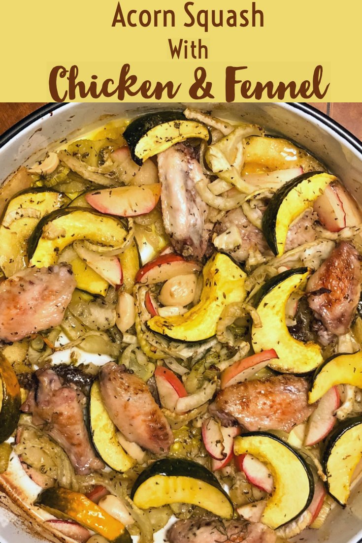 Acorn Squash wuth ChickenFennel Acorn Squash wuth ChickenFennel