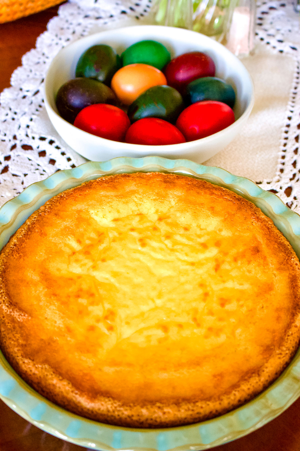 Easy Romanian Traditional Easter Cheesecake- The Bossy Kitchen