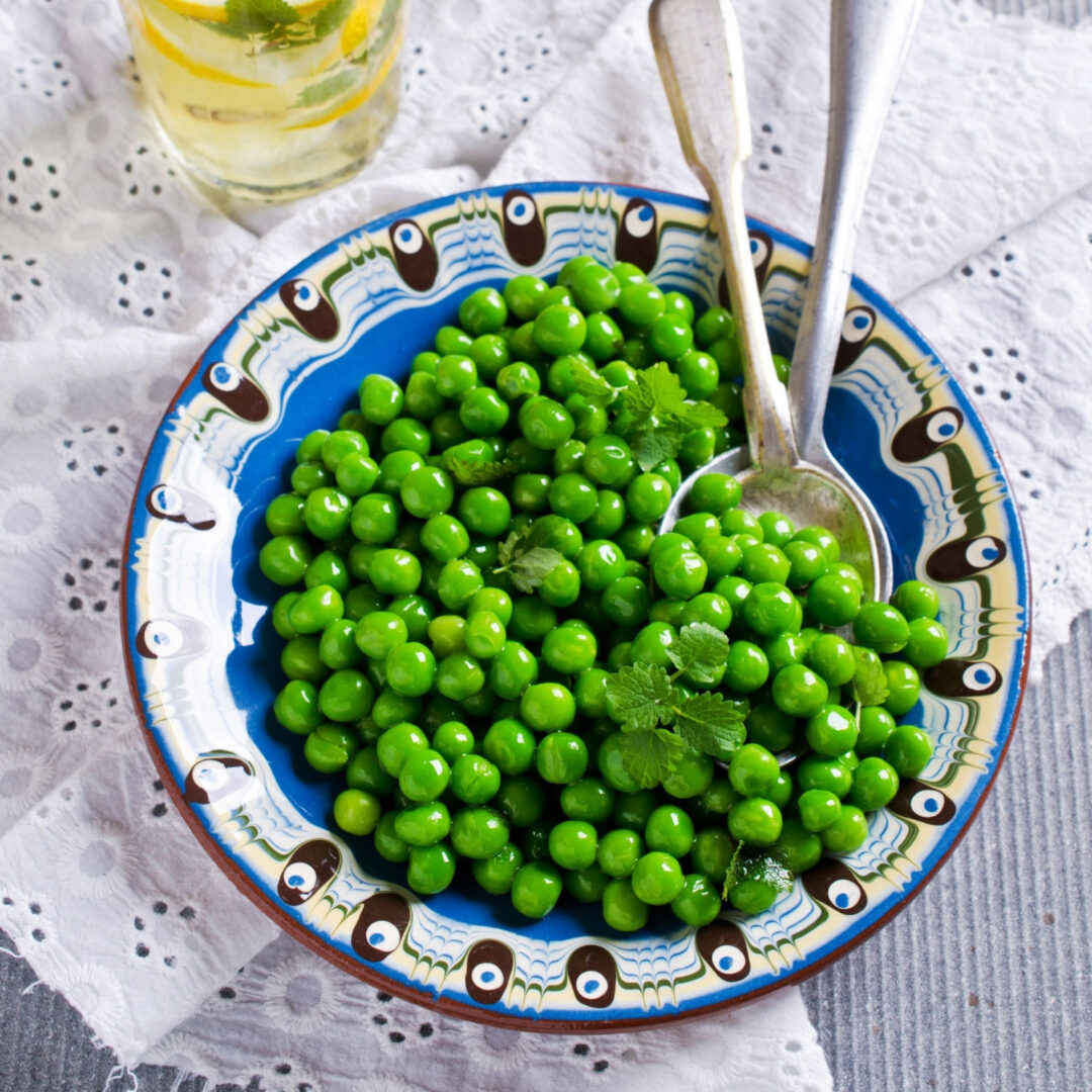 Super Easy Green Peas With Mint Recipe
