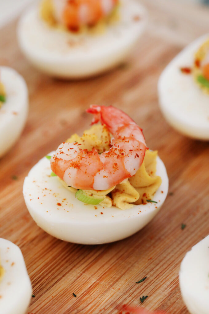 Homemade Deviled Eggs with Old Bay Shrimp 2 680x1020