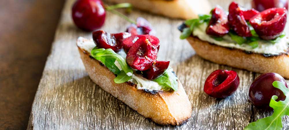 blue cheese bruschetta cherry salsaFEATURE