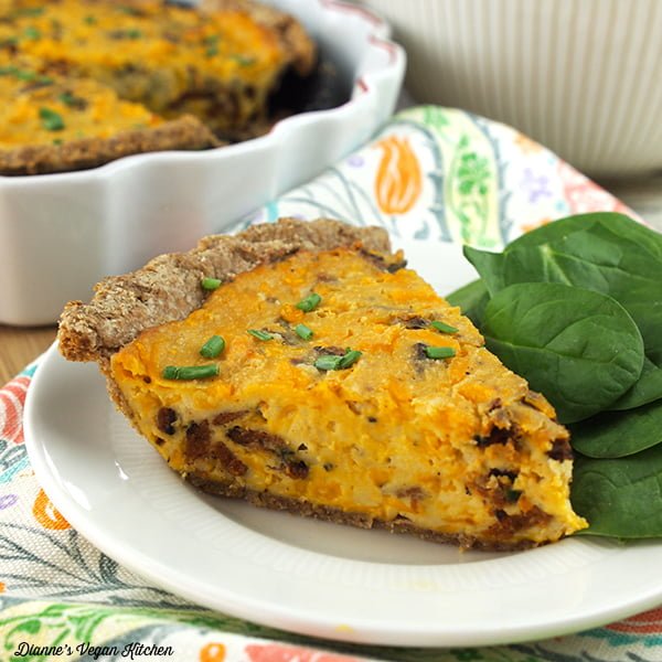 Quiche slice square
