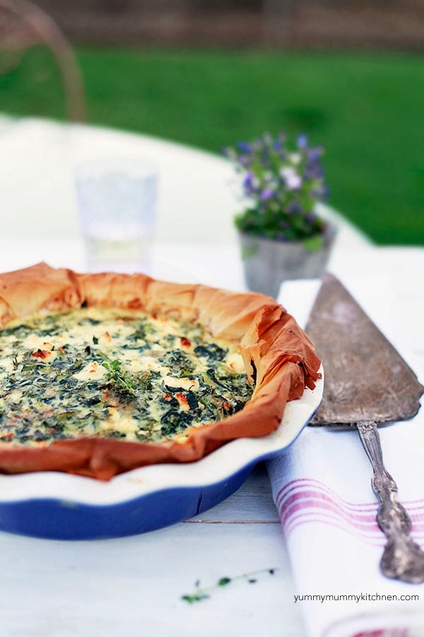 spanakopita quiche