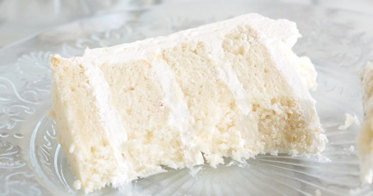 Velvety Soft White Cake