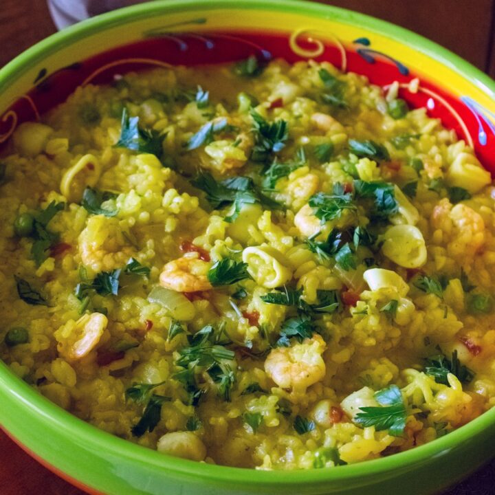Easy Yellow Rice With Seafood22