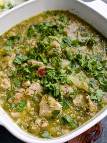 EASY MEXICAN PORK IN GREEN SAUCE- PUERCO EN SALSA VERDE