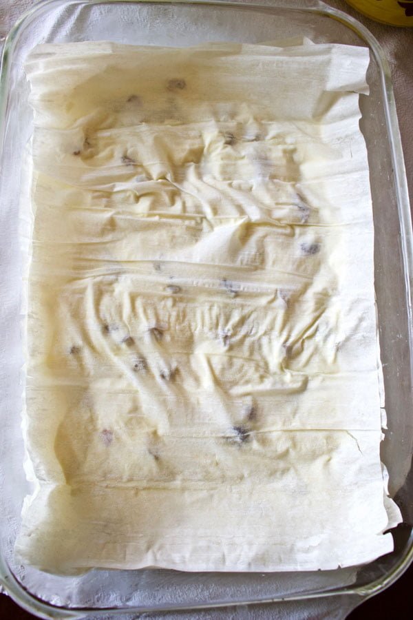 Sweet Cheese Slab Pie99 Sweet Cheese Slab Pie- layers of phyllo dough and cheese