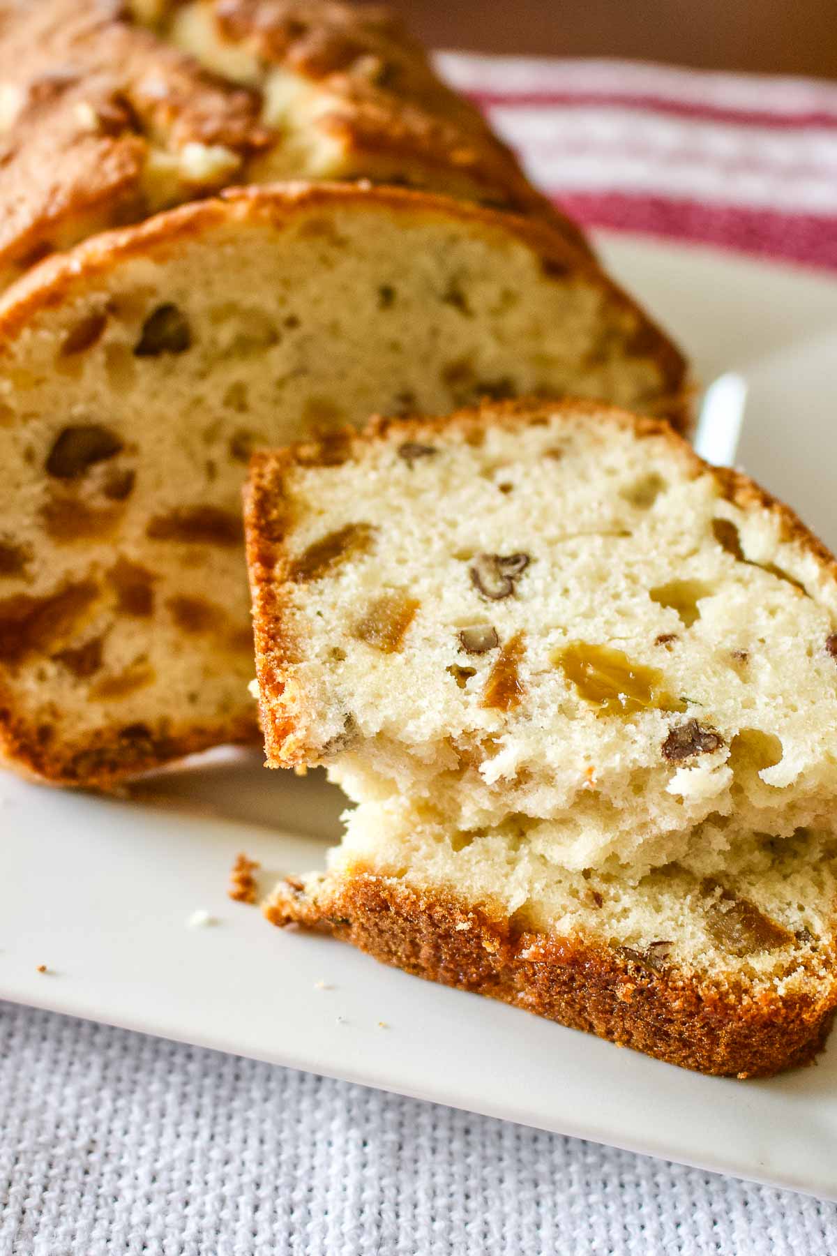 Bishop's Bread Made With Egg Whites.