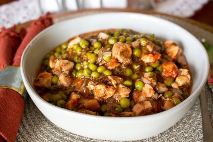 Peas And Chicken Stew The Bossy Kitchen