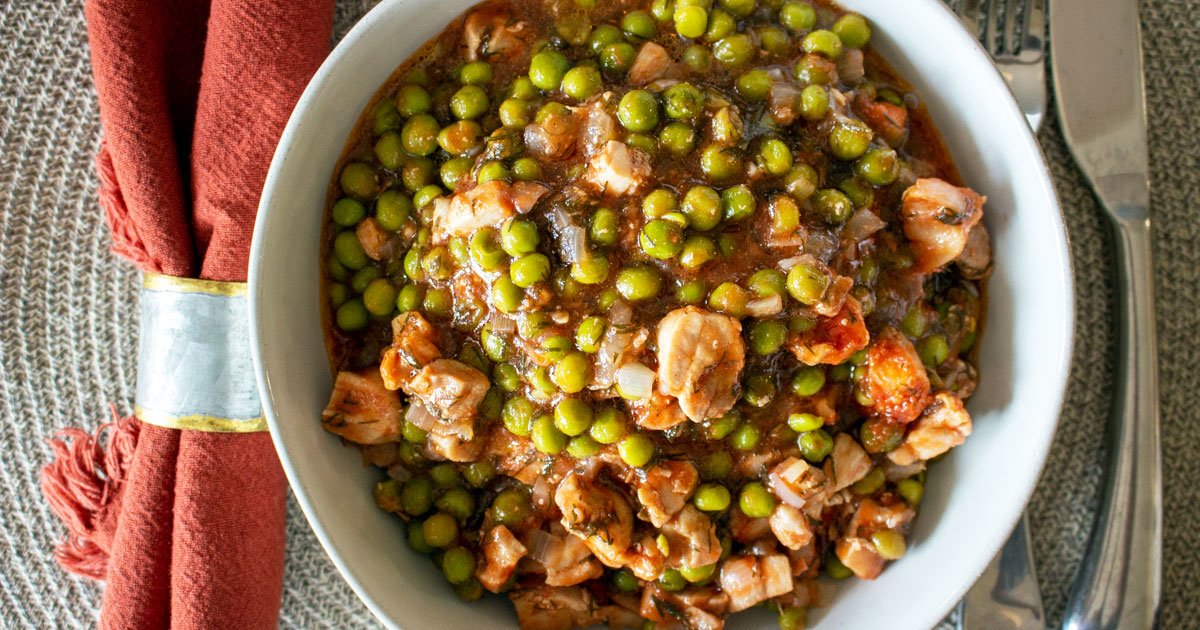 Peas And Chicken Stew The Bossy Kitchen