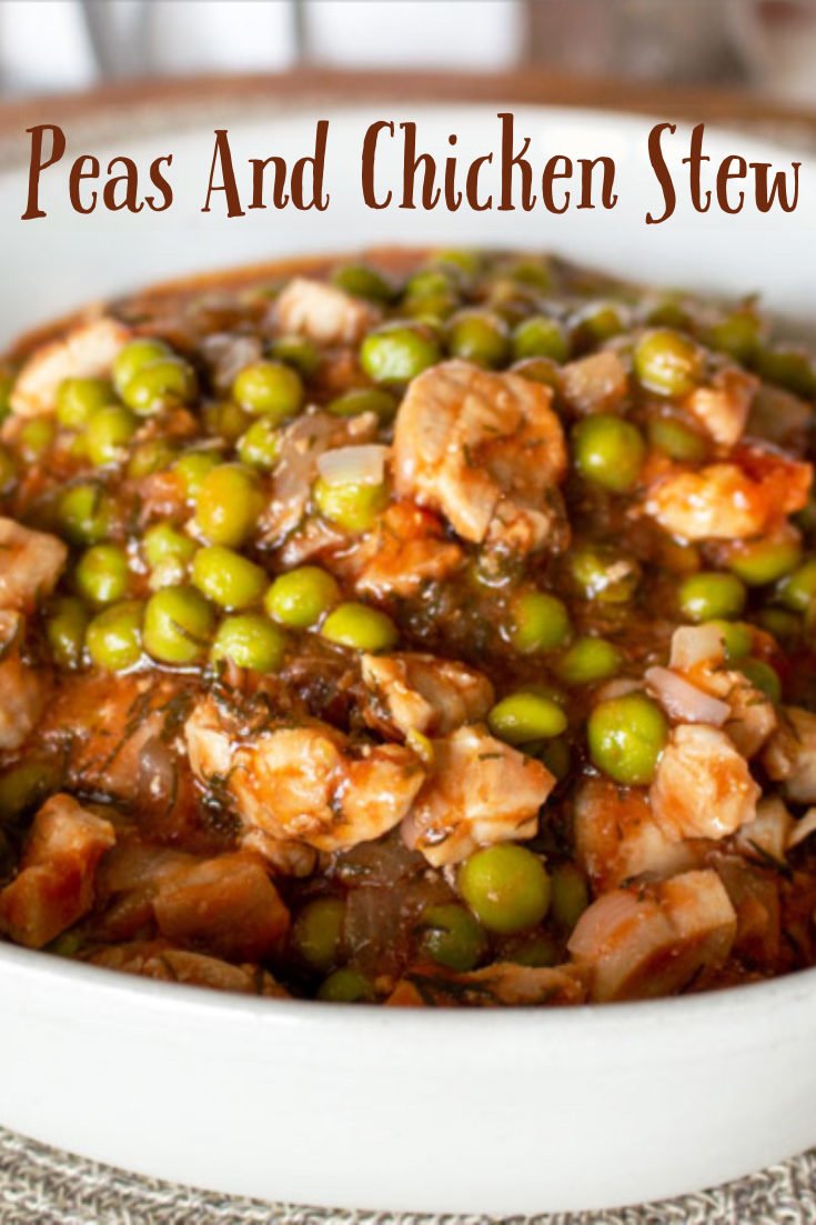 Peas And Chicken Stew The Bossy Kitchen