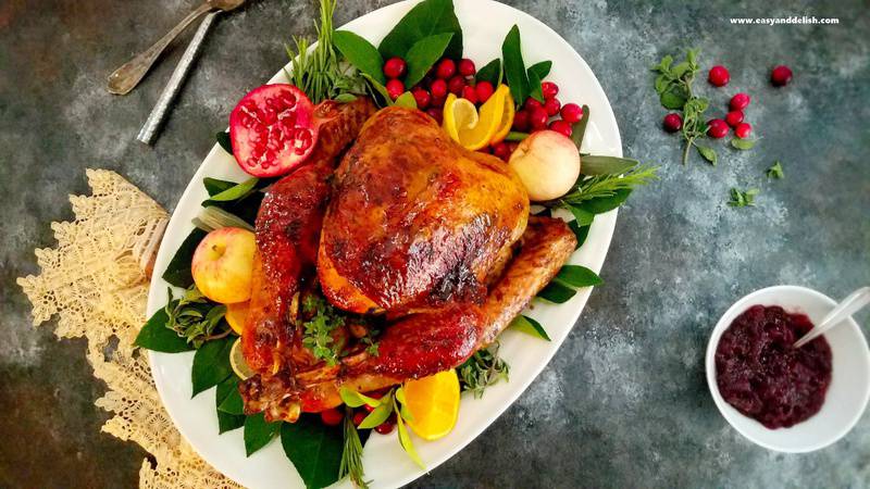 Brined Whole Turkey and Tips for a Juicy Bird Featured