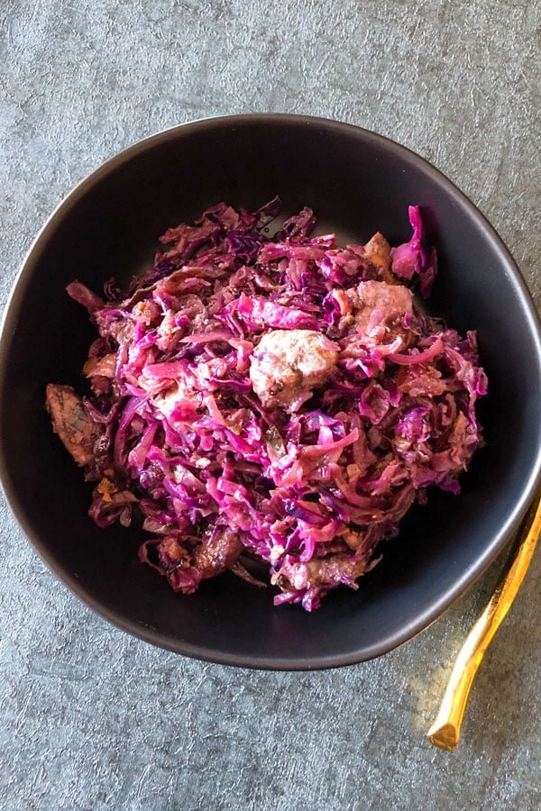 Celtic Red Cabbage With Pork And Red Currant Jelly0