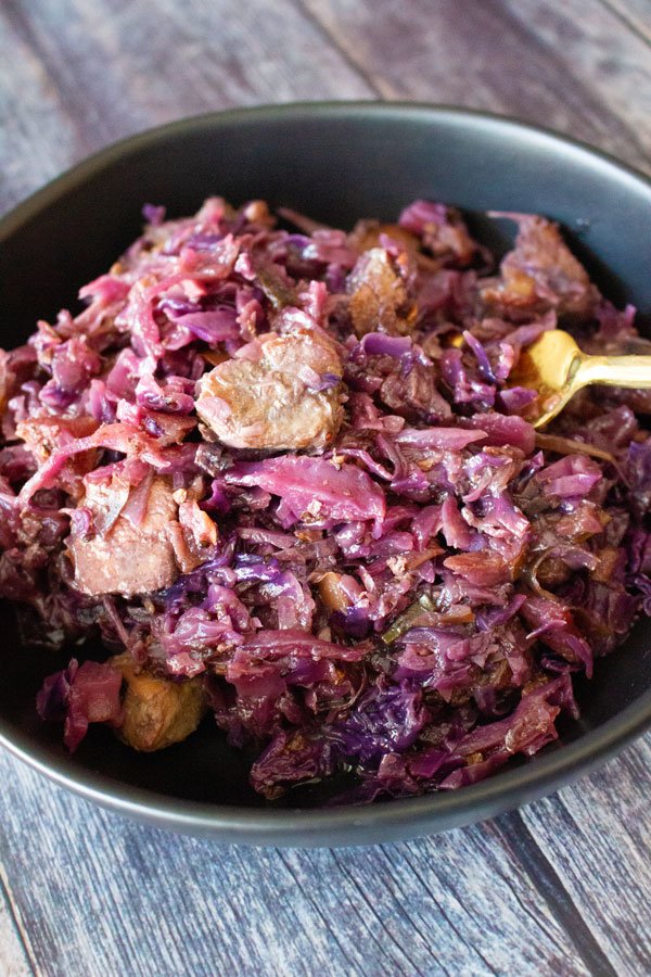 Celtic Red Cabbage With Pork And Red Currant Jelly