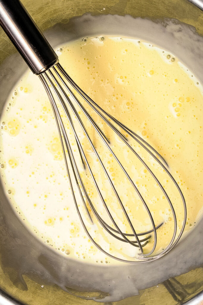 Egg mixture for quiche0
