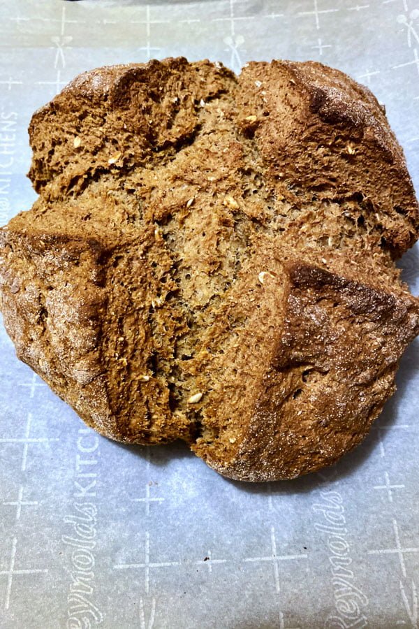 Irish Brown Soda Bread With Molasses