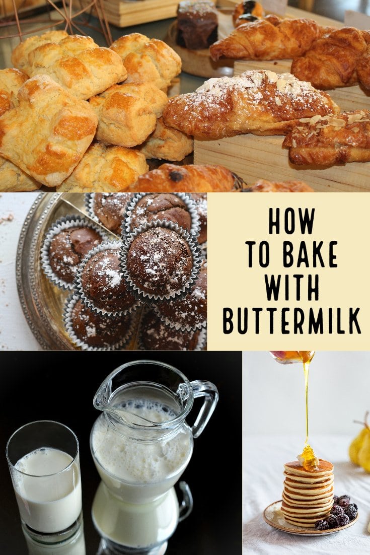Pinterest photo for the article How To Bake With Butter Milk