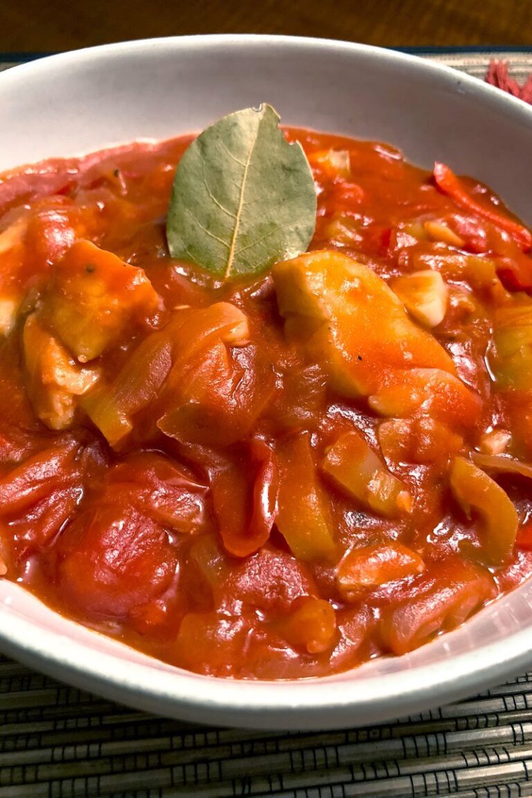 Spanish Cod In Tomato Sauce The Bossy Kitchen