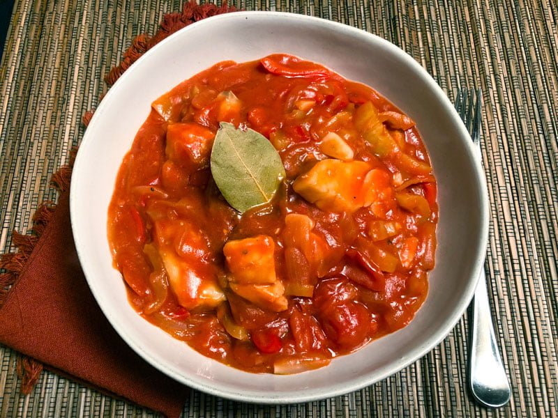 Spanish Cod In Tomato Sauce The Bossy Kitchen