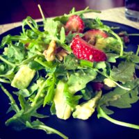 Strawberry Arugula Salad With Pecans And Avocado33