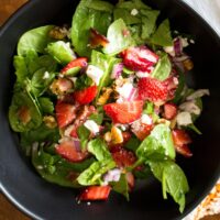 Spinach Strawberry Salad With Walnuts And Feta66