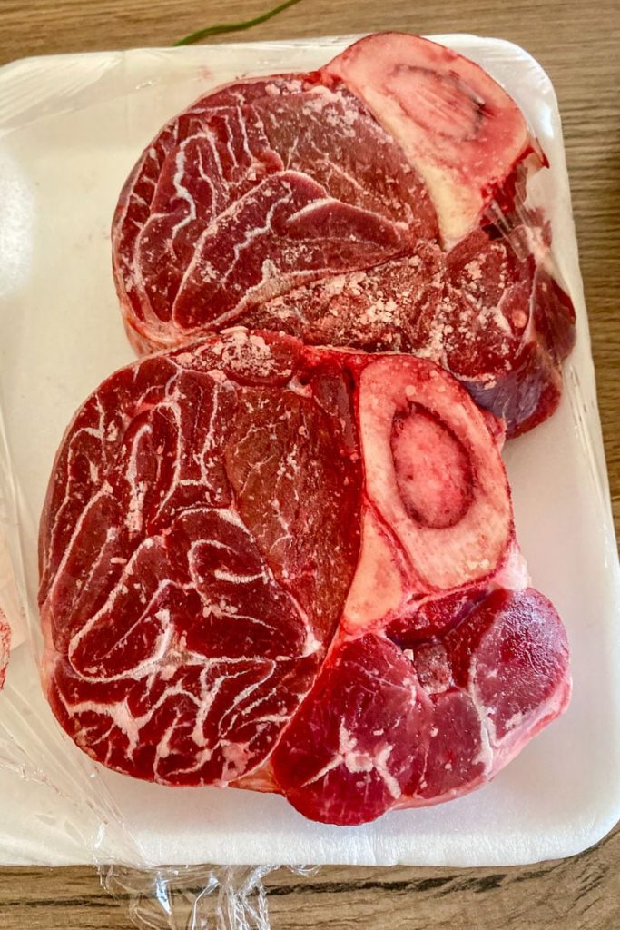 Instant Pot Beef Vegetable Soup- beef shank(raw)