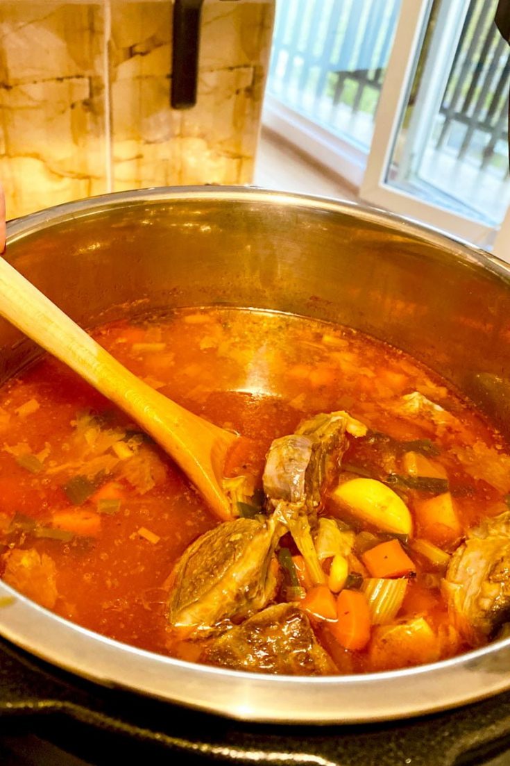 Instant Pot Beef Vegetable Soup – The Bossy Kitchen