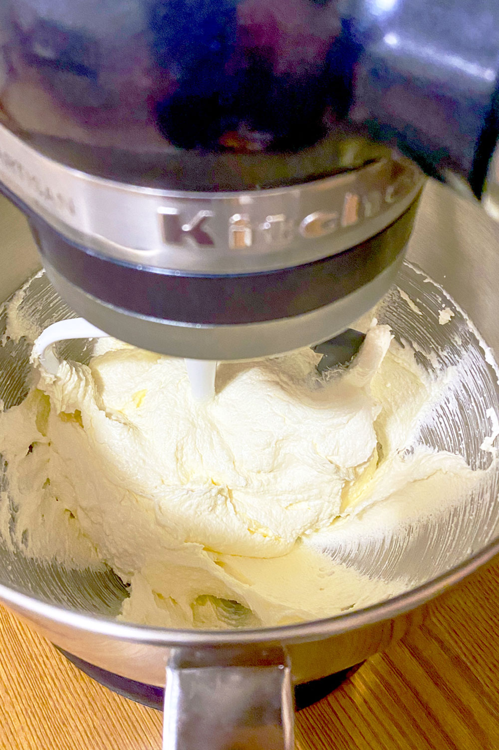 Cinnamon Swirl Coffee Cake beaten butter and sugar in the mixer0