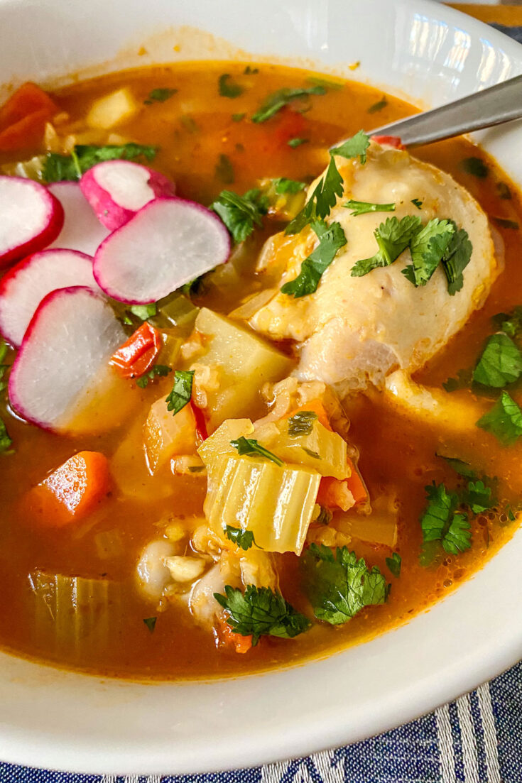 Caldo De Pollo (Mexican Chicken Soup)- The Bossy Kitchen