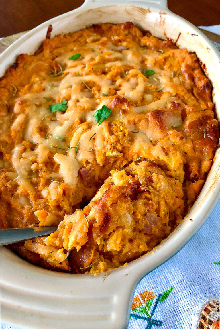 Savory Sweet Potato Casserole The Bossy Kitchen