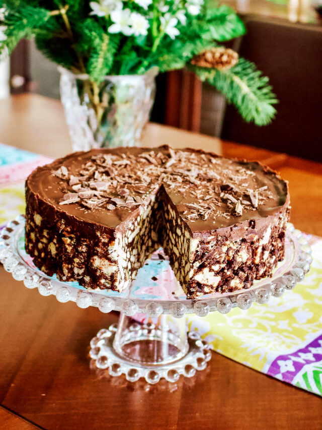 Chocolate Biscuit Cake The Bossy Kitchen