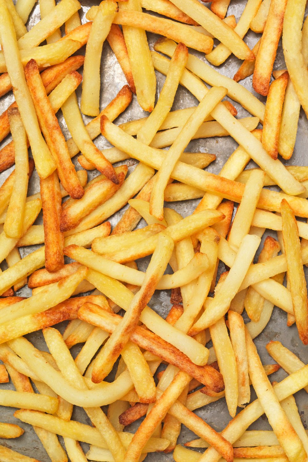 Homemade French Fries on a tray