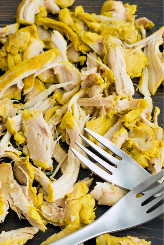 Shredded chicken0