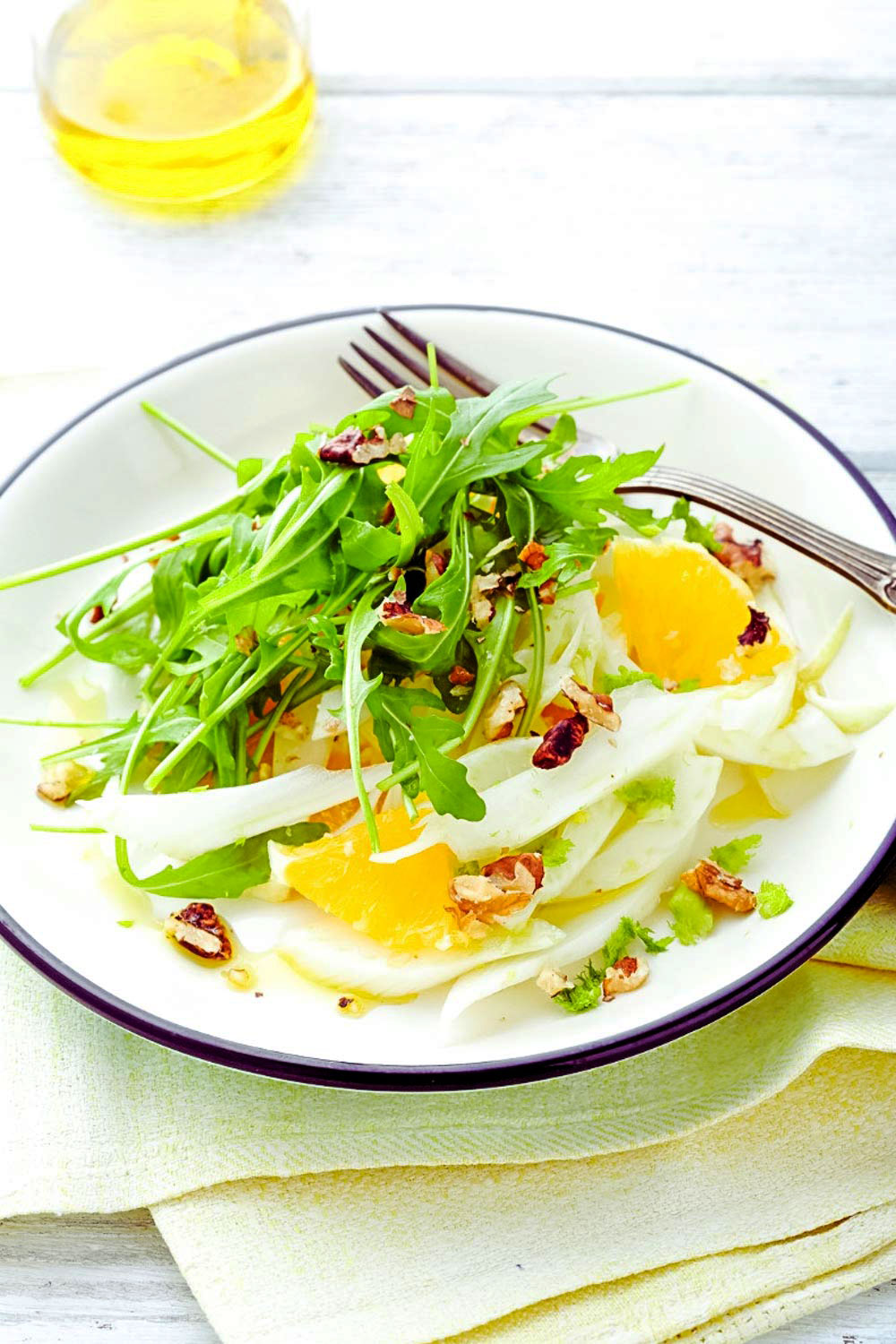 Orange Fennel Arugula Salad Recipe