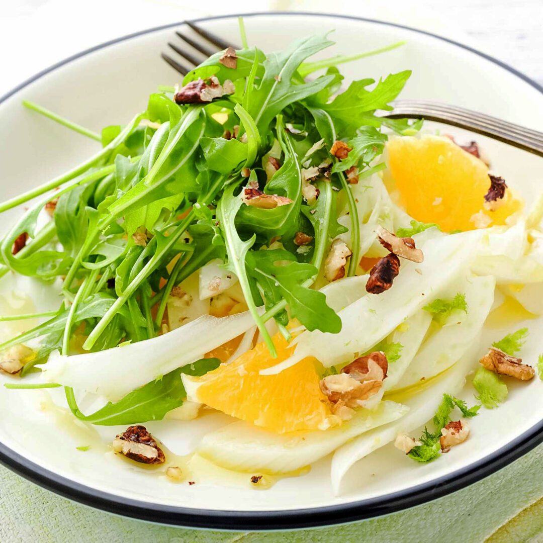 Orange Fennel Arugula Salad Recipe