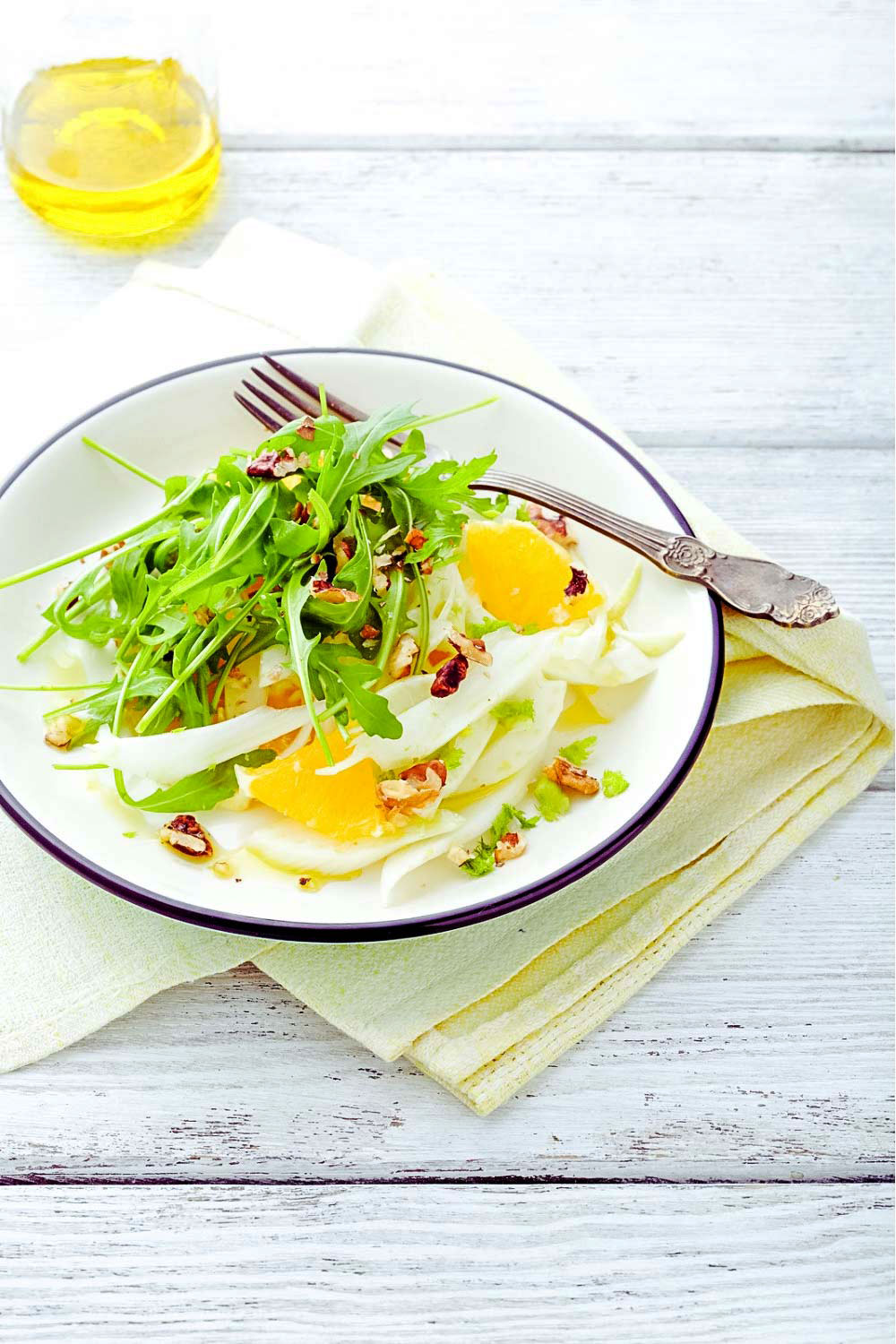 Orange Fennel Arugula Salad Recipe The Bossy Kitchen