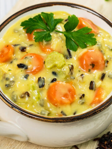 wild rice soup square picture