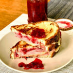 Grilled ham and cheese cranberry sandwich Square picture