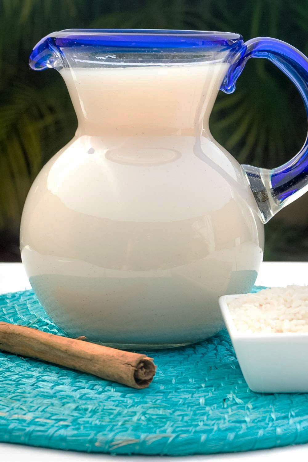 Mexican Horchata in a pitcher0