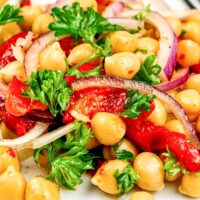 Spicy Chickpeas Salad
