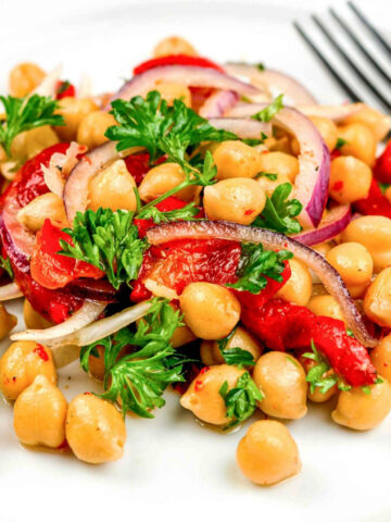 Spicy chickpeas Salad square0