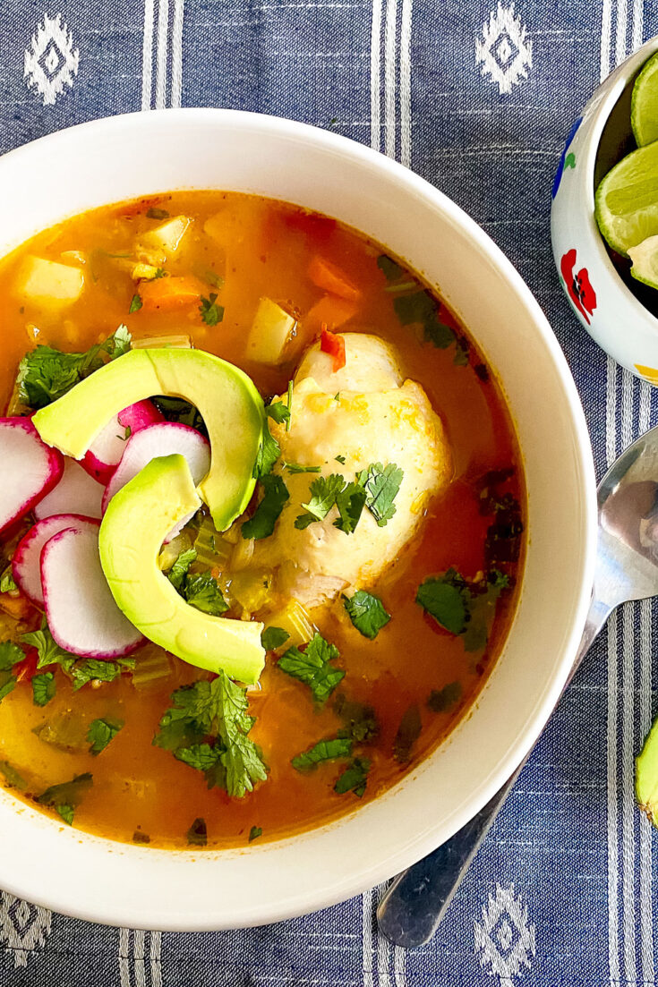 Instant Pot Mexican Chicken Soup (Caldo De Pollo)