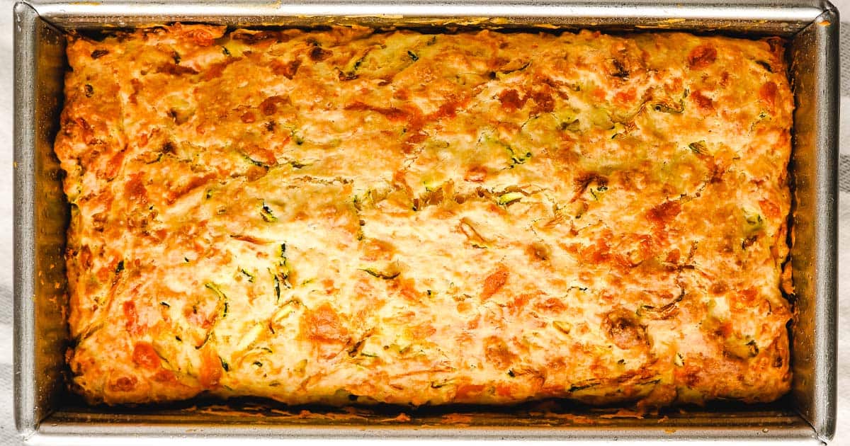 Zucchini Cheese Bread Long Image