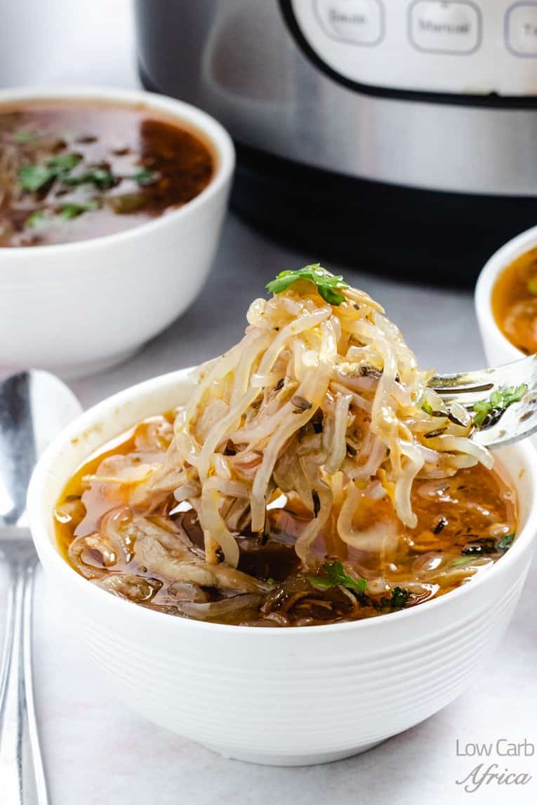 Shirataki chicken noodle soup blog 3