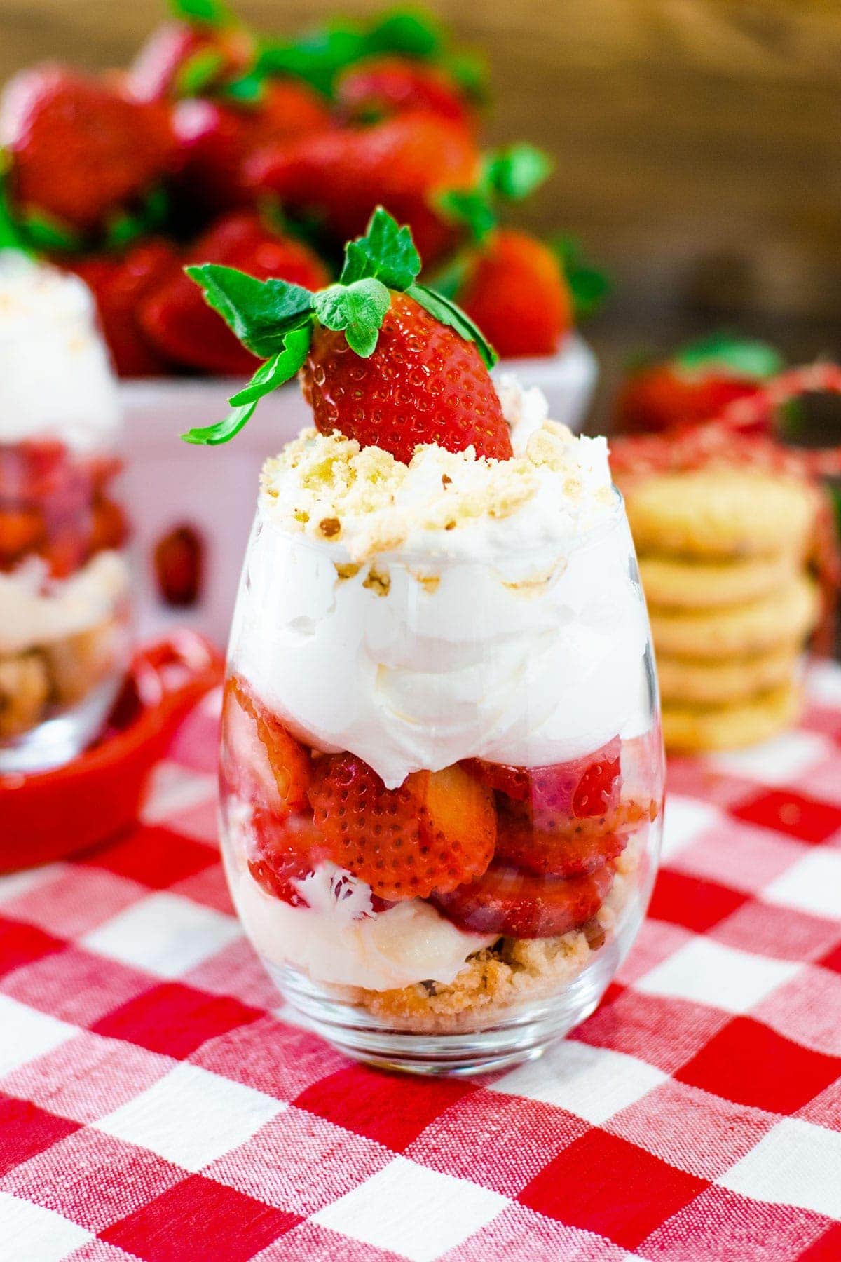 Shtrawberry Cheesecake Parfait