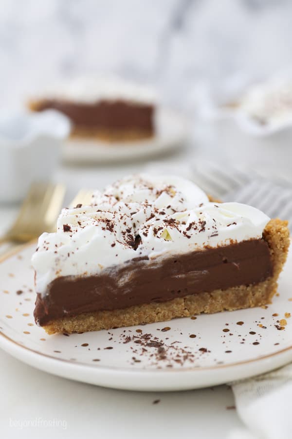 Easy Chocolate Pudding Pie 094