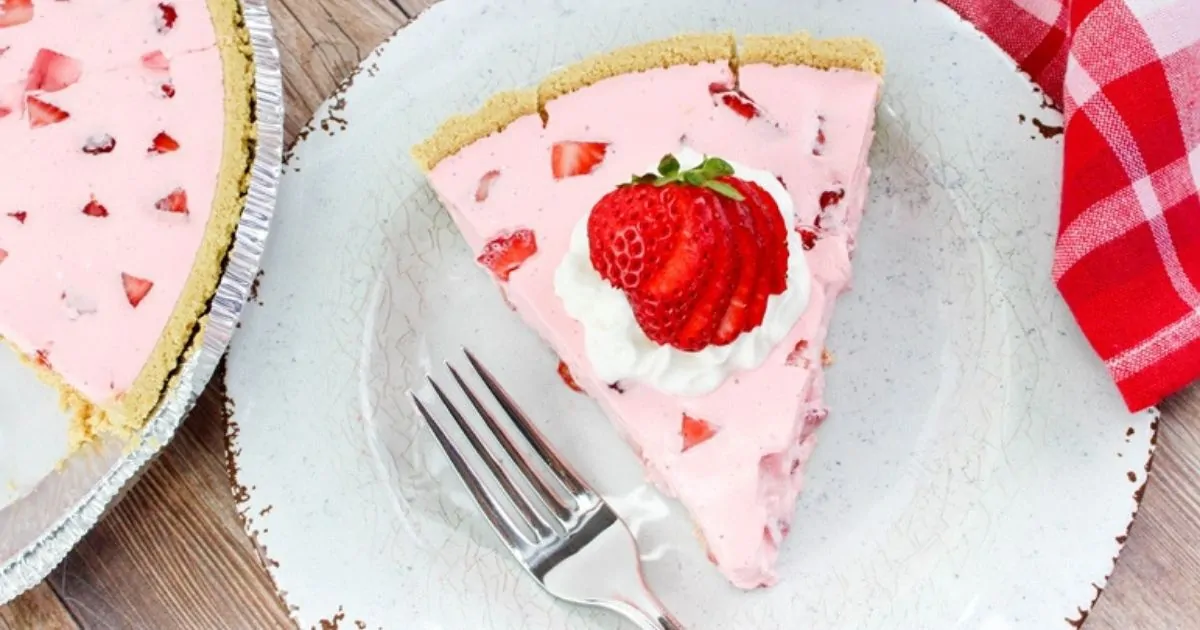 Strawberry Jello Pie FB