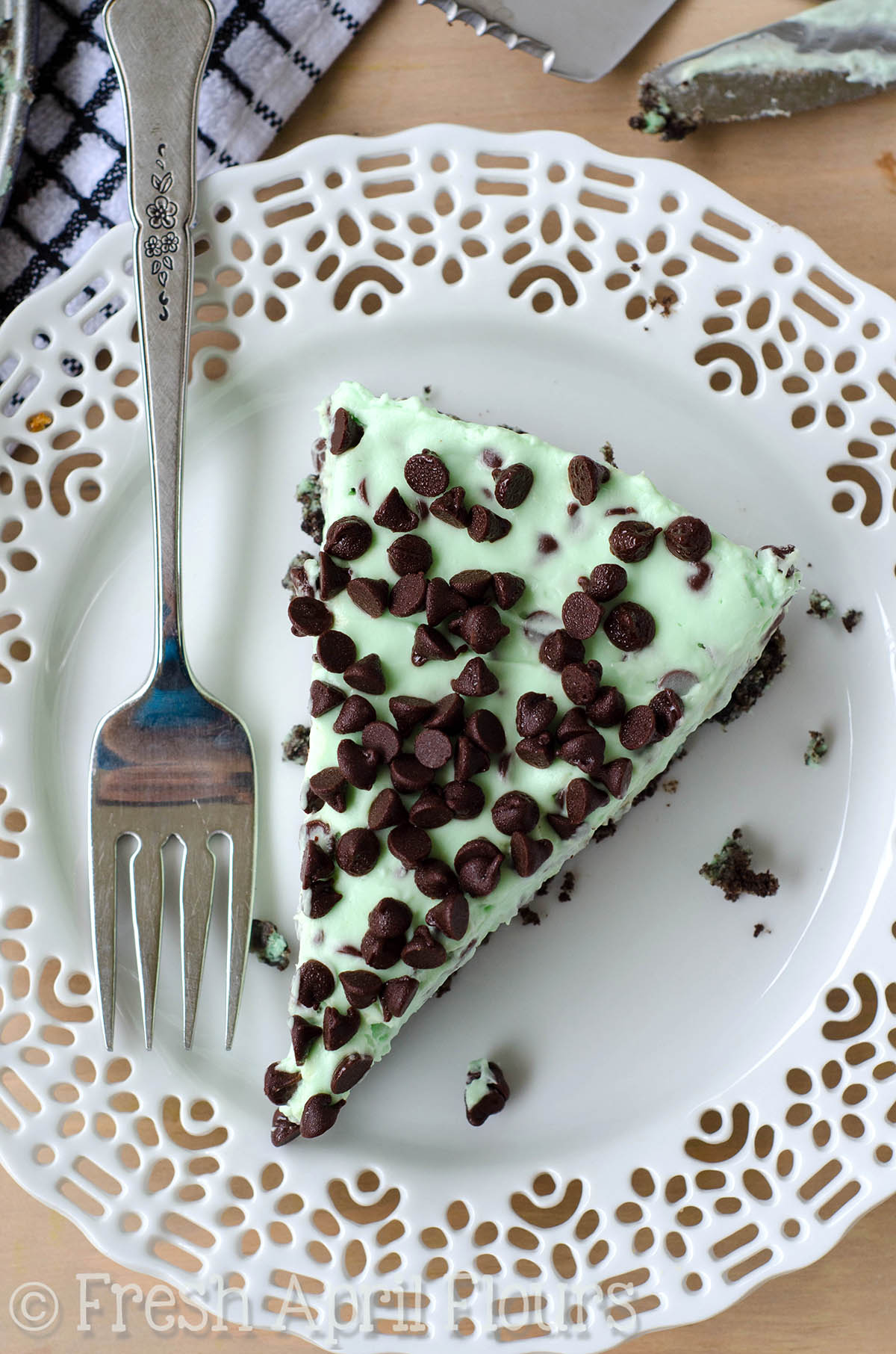 mint choc chip pie 5