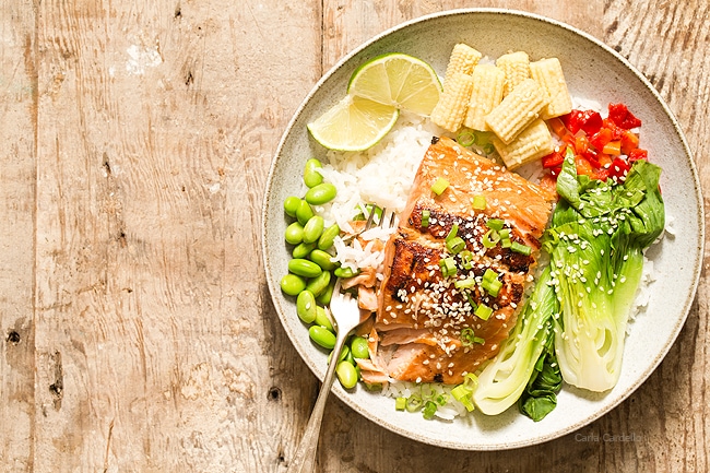 Ginger Garlic Marinated Salmon photo 6417