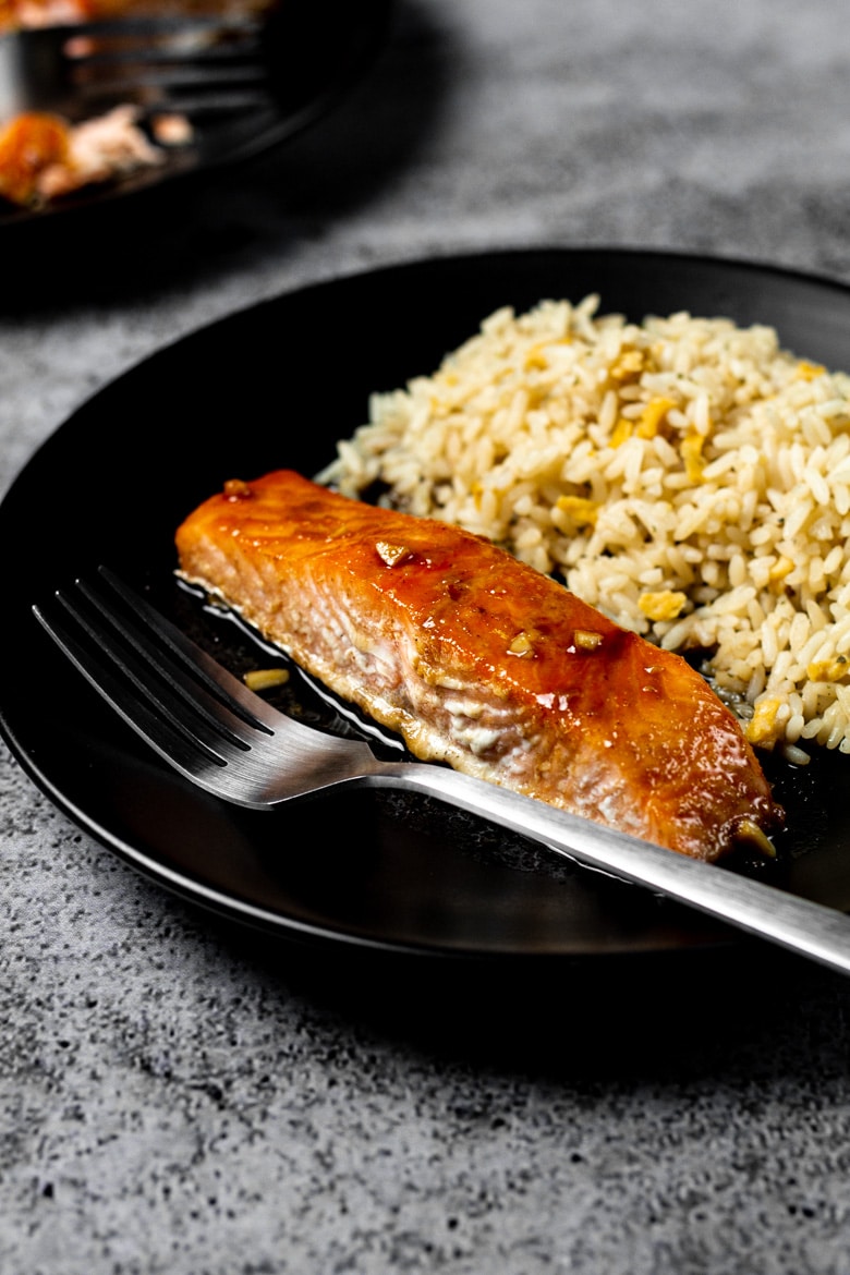 maple glazed salmon 2